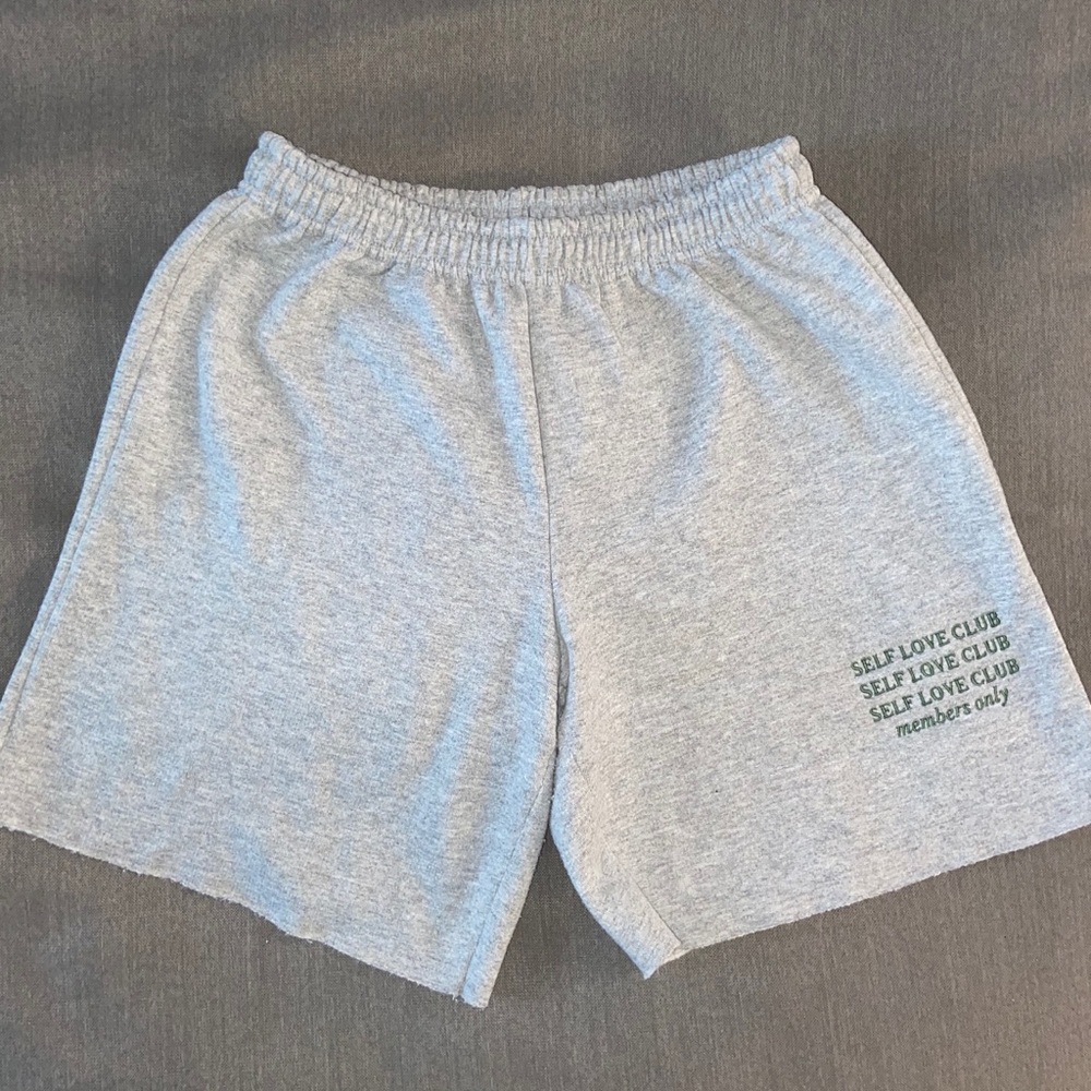 Mayfair Group “self love club members only” shorts